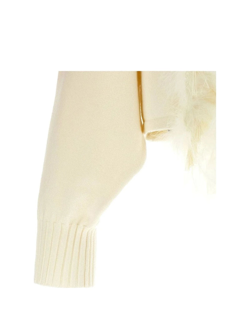 Alberta Ferretti Sweater in white, Virgin Wool — view 4