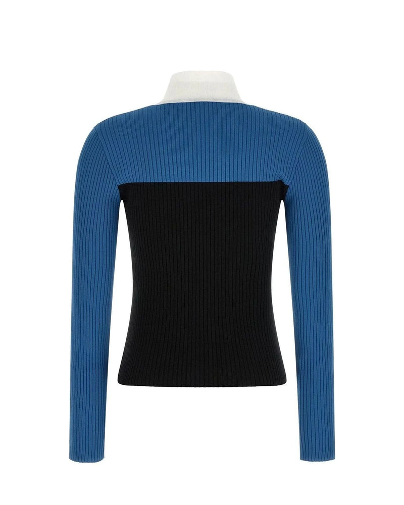 Courrèges Sweater in multicolor, Viscose — view 2