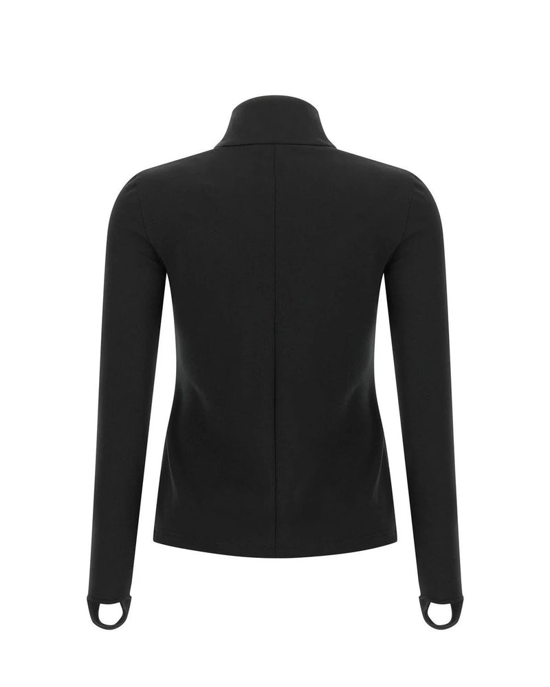 Courrèges Cardigan in black, Polyamide — view 2