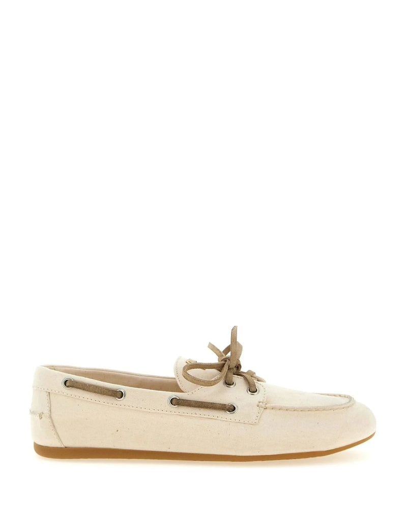 Miu Miu Loafers in beige, Cotton