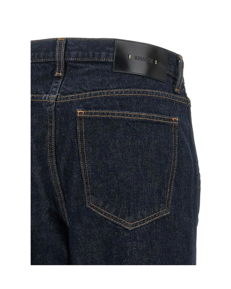 Khaite Jean in blue, Cotton — view 4