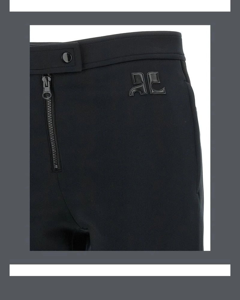 Courrèges Legging in black, Polyester — view 3