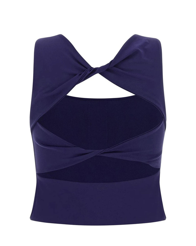 Eres Sports Bra in blue, Polyamide — view 2