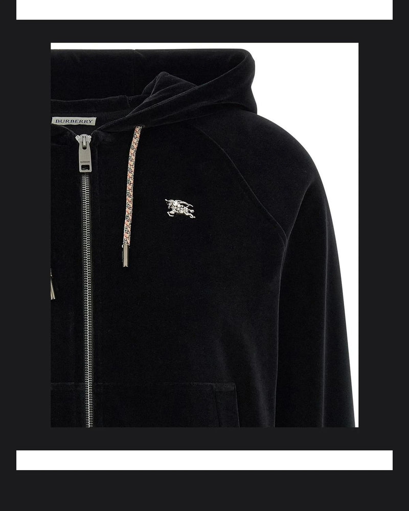 Burberry Hoodie in black, Cotton — view 3