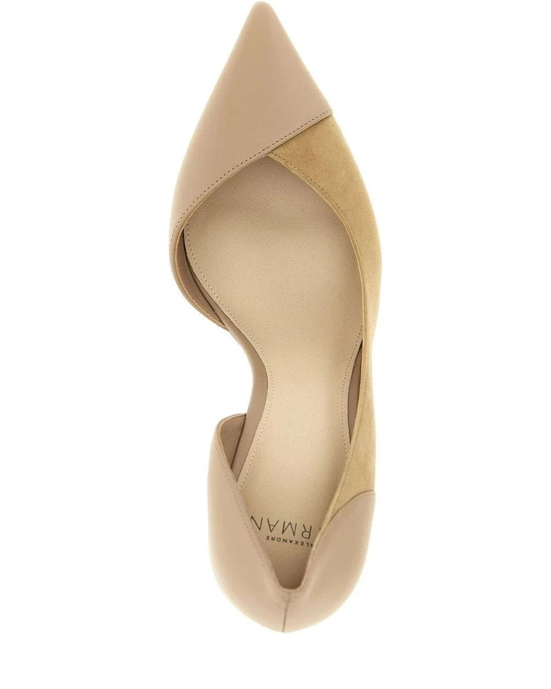 Alexandre Birman Pumps in beige, Calfskin Leather — view 4