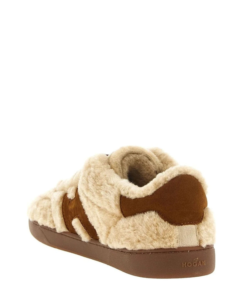 Hogan Sneakers in beige, Goat Leather — view 3