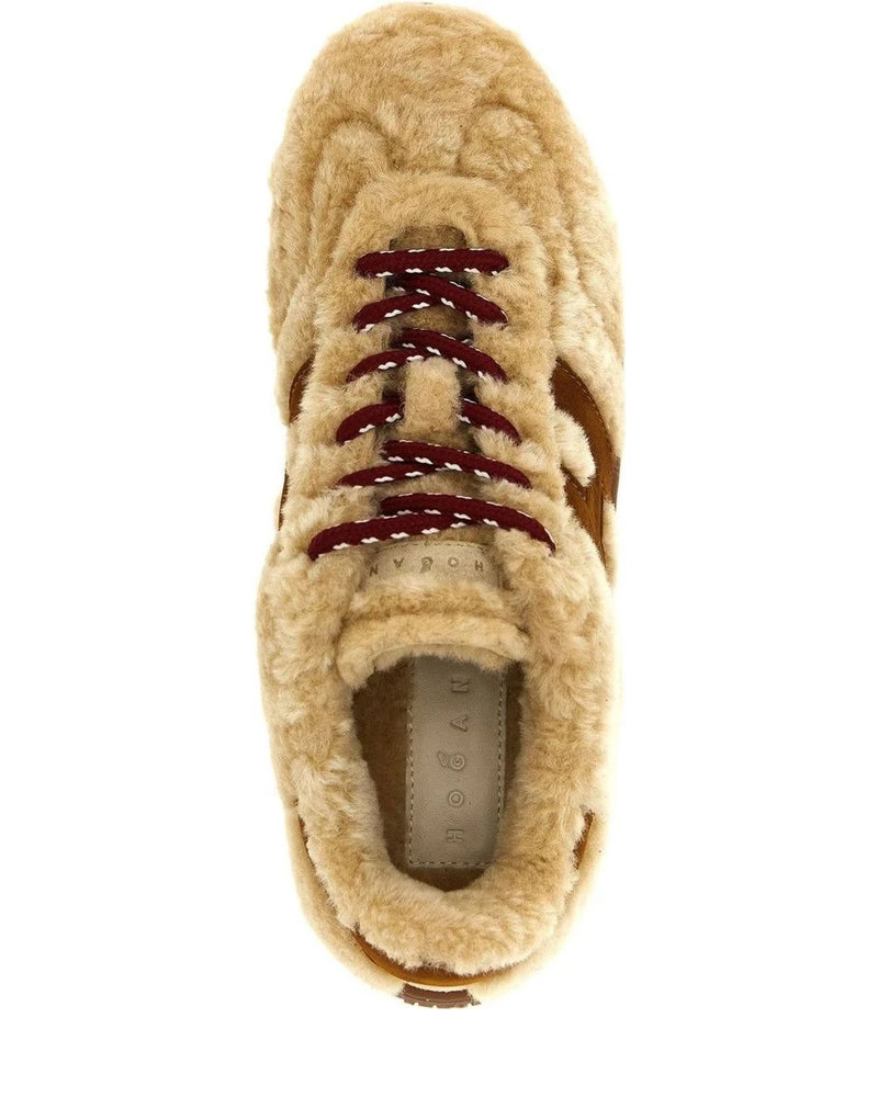 Hogan Sneakers in beige, Goat Leather — view 4