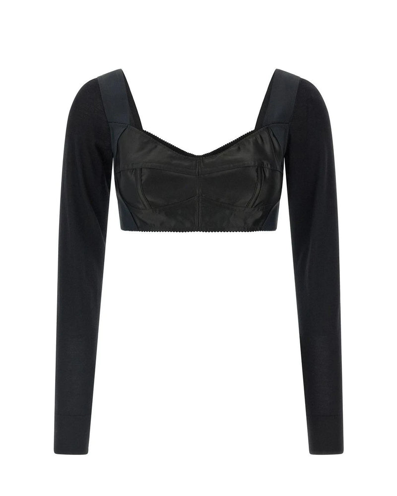 Dolce & Gabbana Corset Top in black