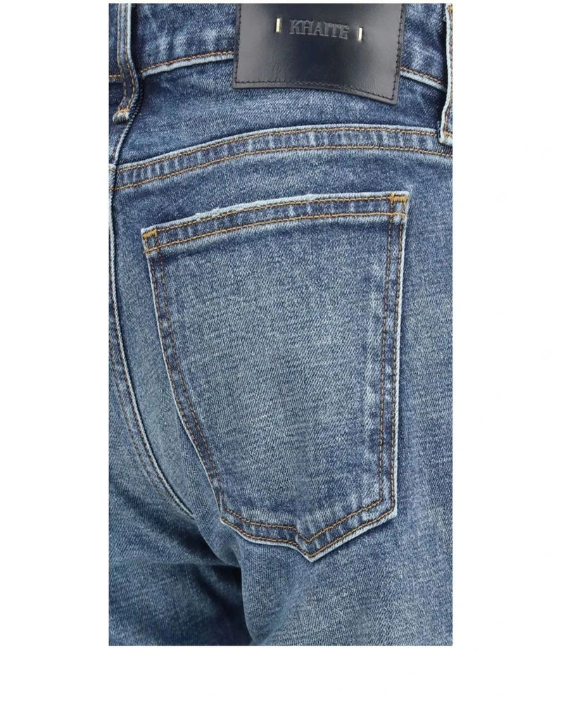 Khaite Jean in blue, Cotton — view 3