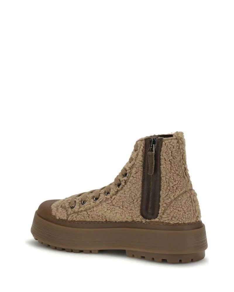 Casadei Sneakers in brown, Polyester — view 3
