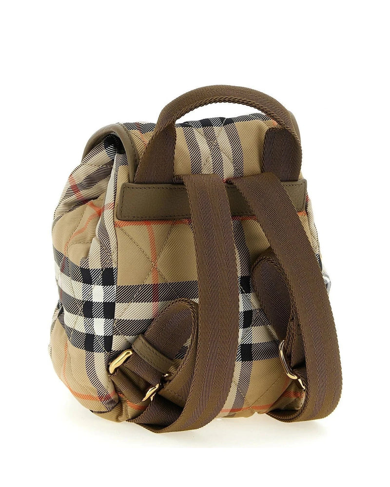 Burberry Backpack Handbag in beige, Polyamide — view 2