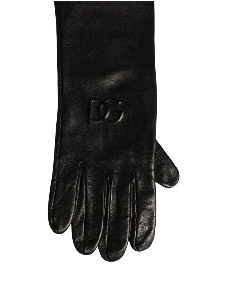 Dolce & Gabbana Gloves & Mitten in black, Genuine Leather — view 3