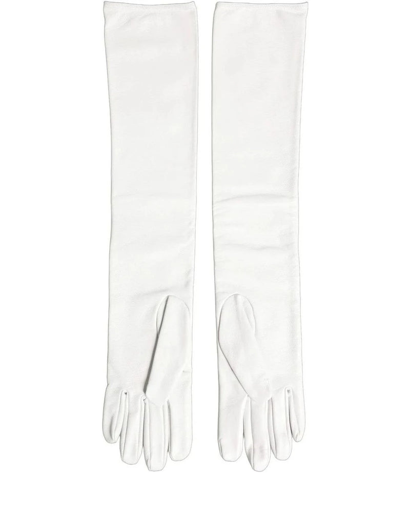 Dolce & Gabbana Gloves & Mitten in white — view 2