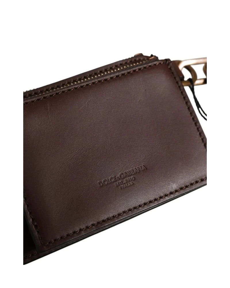 Dolce & Gabbana Key Case in brown, Calf Leather — view 2