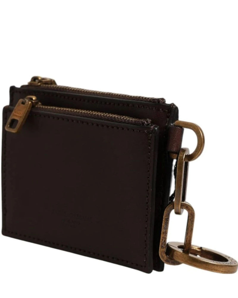 Dolce & Gabbana Key Case in brown, Calf Leather — view 3