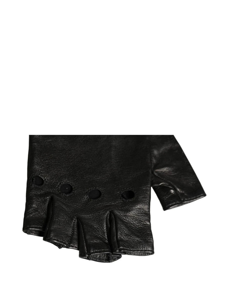Dolce & Gabbana Gloves & Mitten in black, Leather — view 3