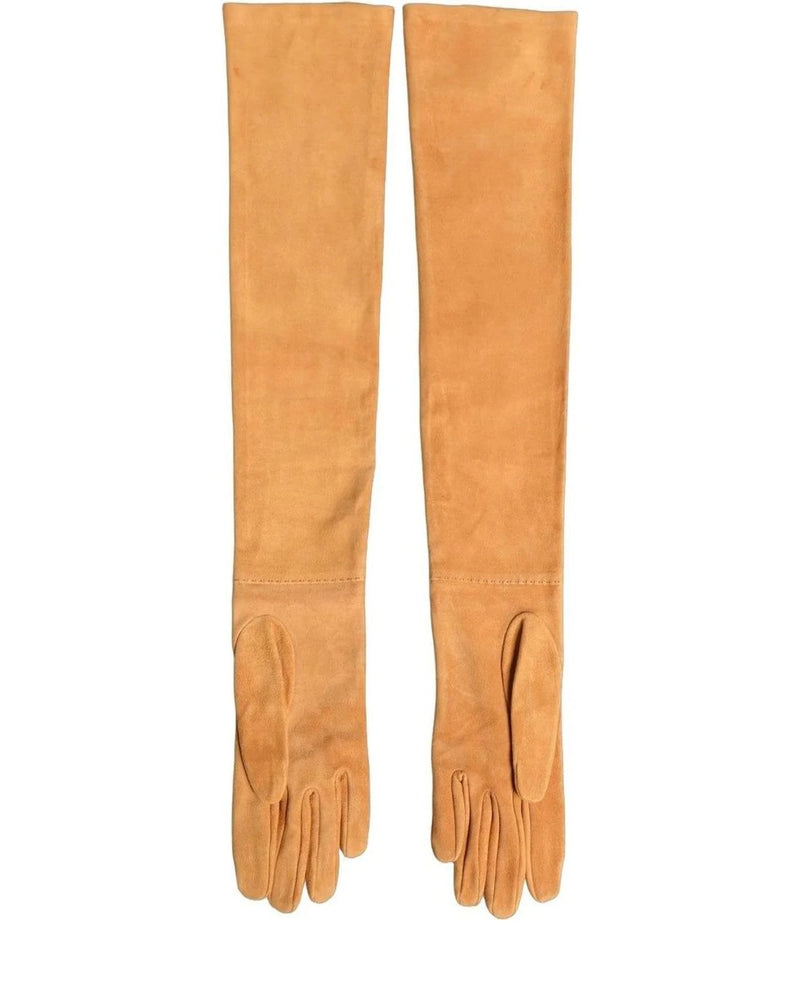 Dolce & Gabbana Gloves & Mitten in beige, Genuine Leather — view 4