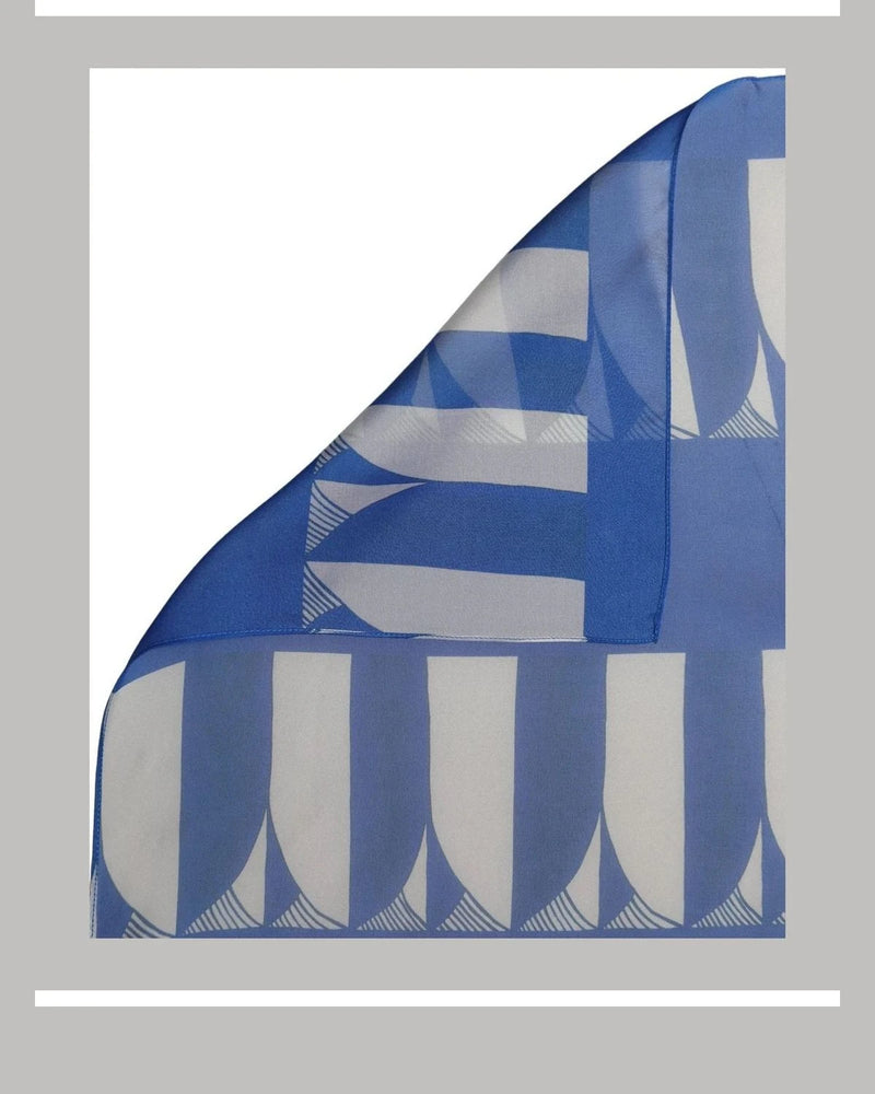 Dolce & Gabbana Scarves & Shawl in blue, Silk — view 2