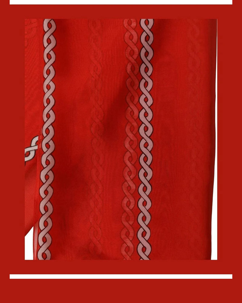 Dolce & Gabbana Scarves & Shawl in red, Silk — view 2