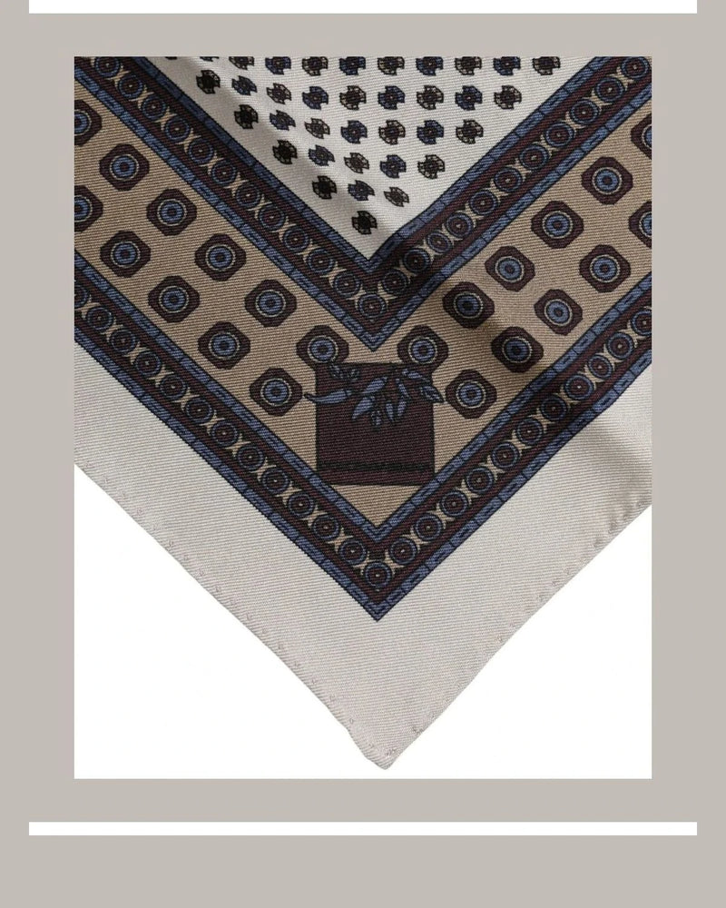 Dolce & Gabbana Pocket Square in multicolor, Silk — view 2