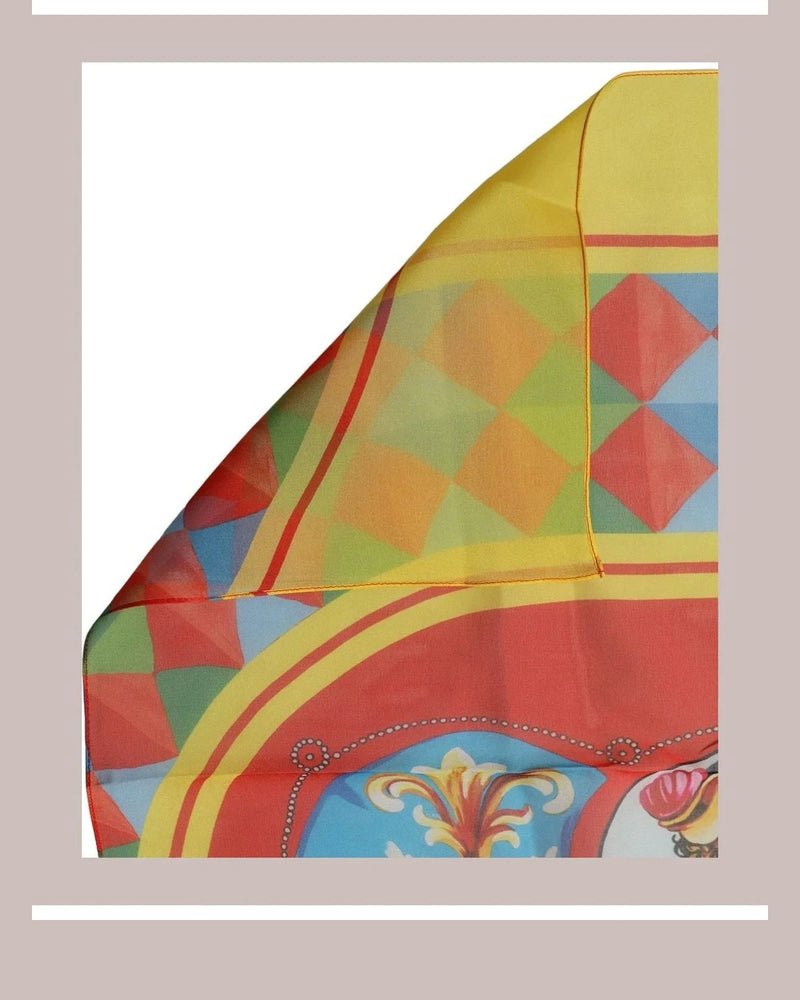 Dolce & Gabbana Scarves & Shawl in multicolor, Silk — view 3