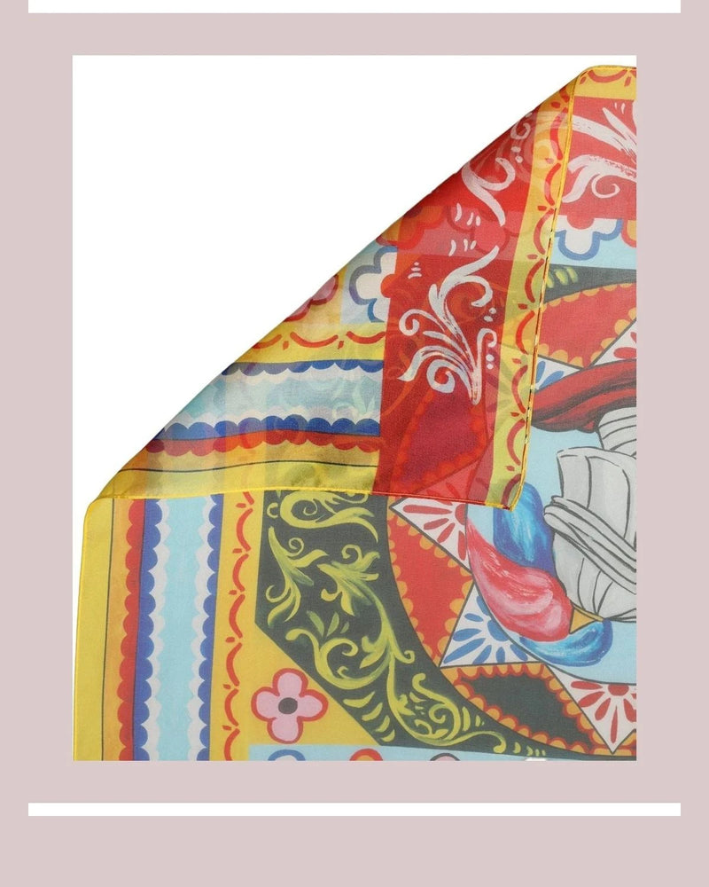 Dolce & Gabbana Scarves & Shawl in multicolor, Silk — view 2