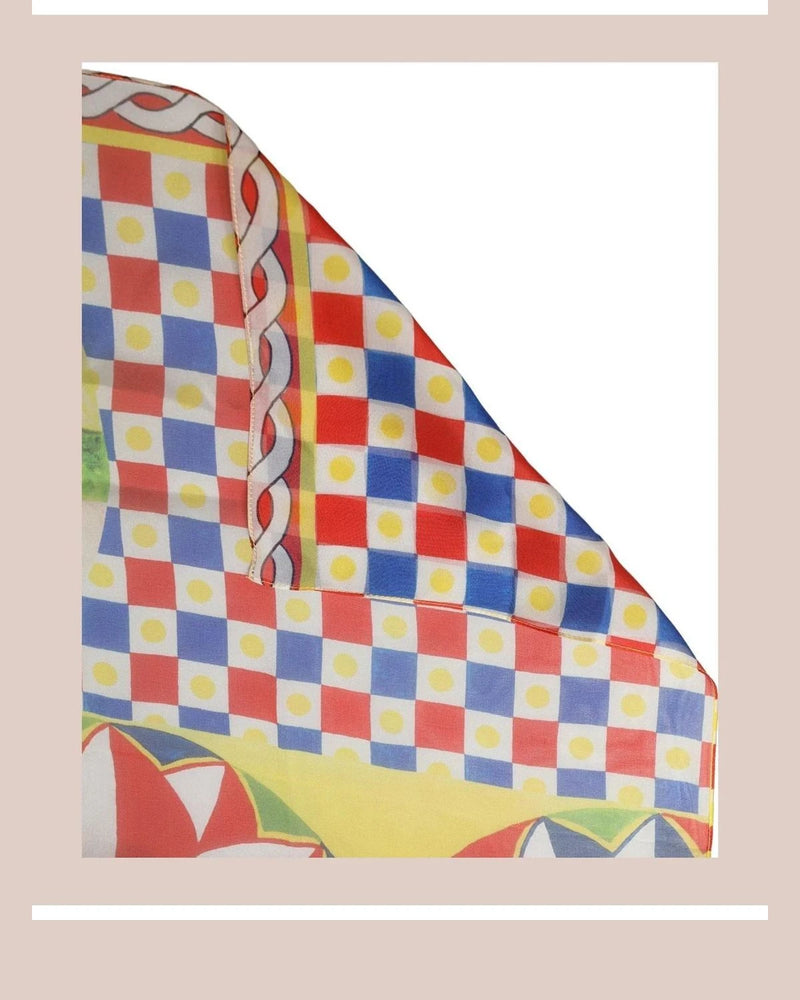Dolce & Gabbana Scarves & Shawl in multicolor, Silk — view 3