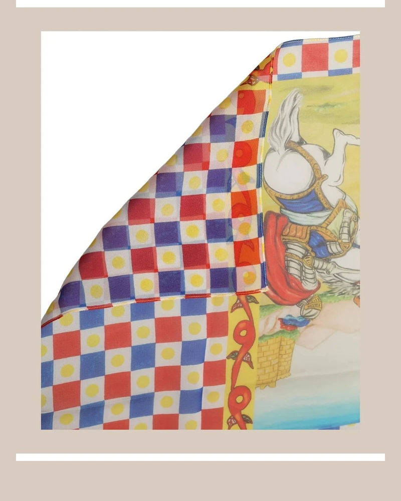 Dolce & Gabbana Scarves & Shawl in multicolor, Silk — view 3