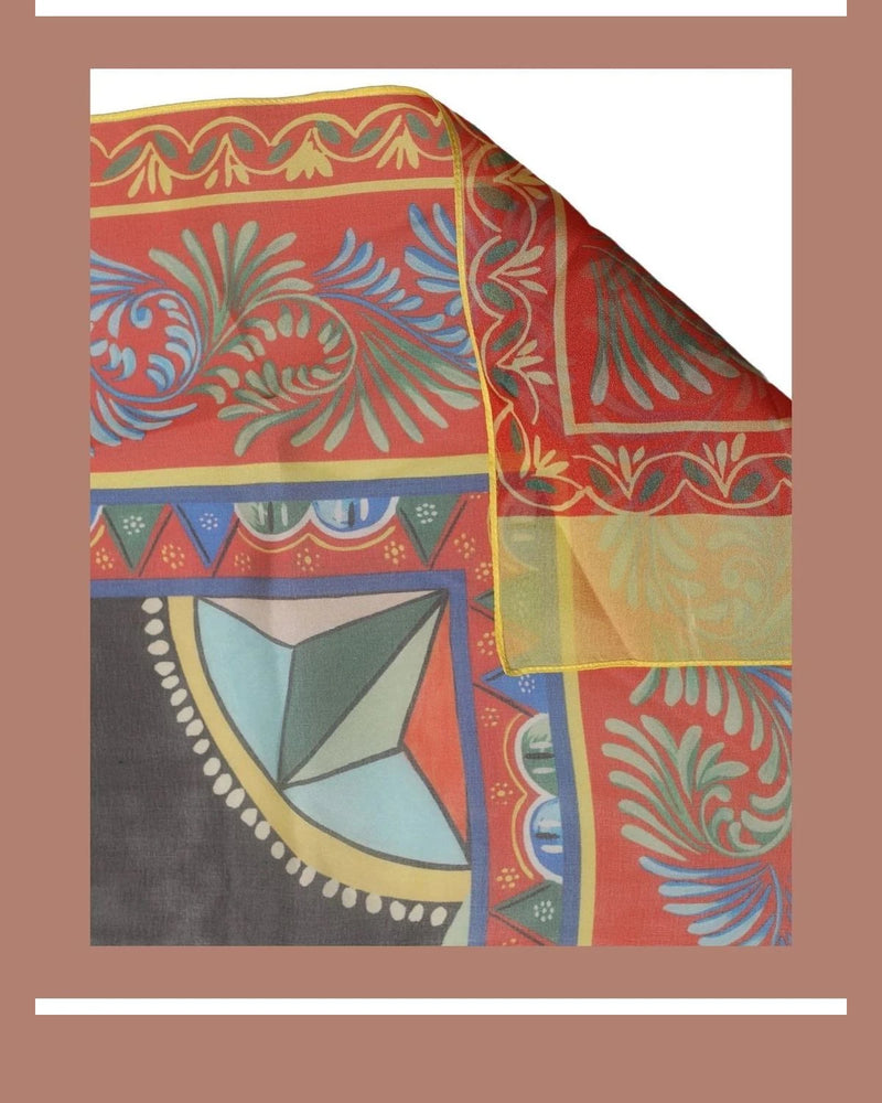 Dolce & Gabbana Scarves & Shawl in multicolor, Silk — view 3