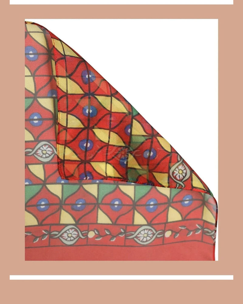 Dolce & Gabbana Scarves & Shawl in red, Silk — view 2