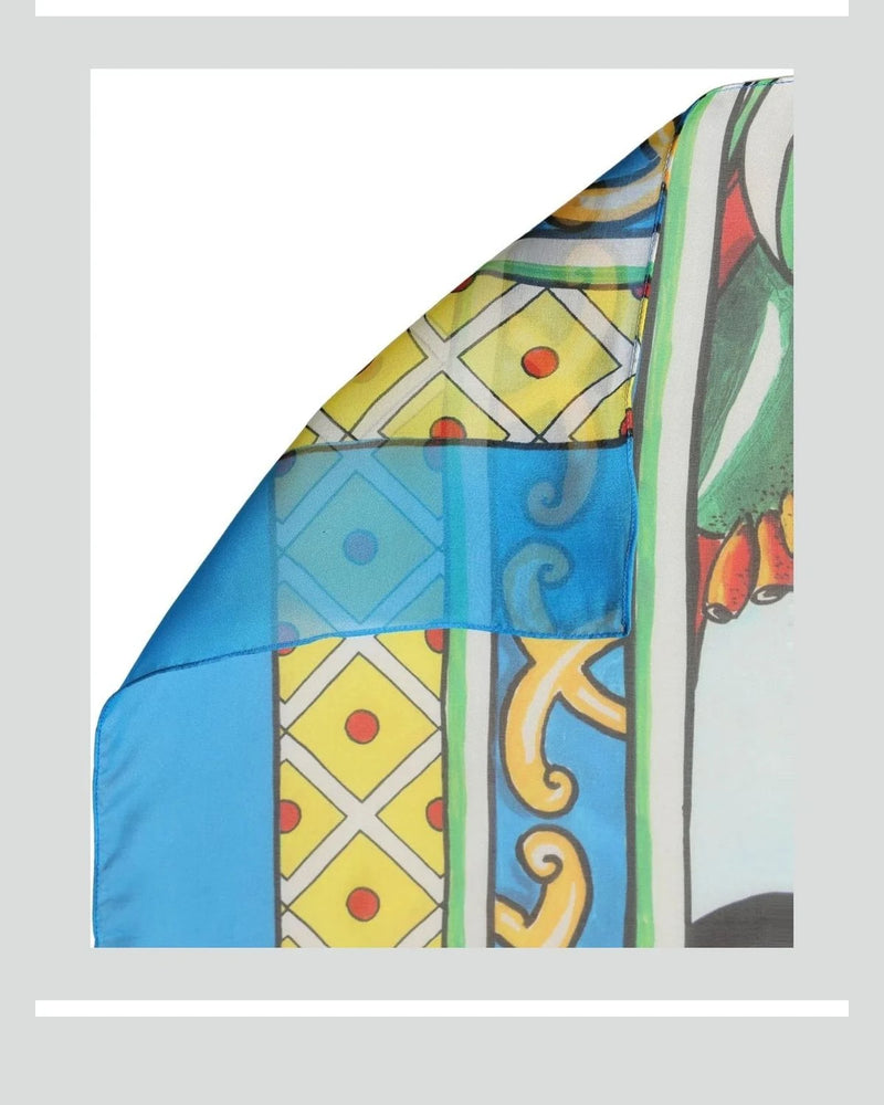 Dolce & Gabbana Scarves & Shawl in multicolor, Silk — view 2