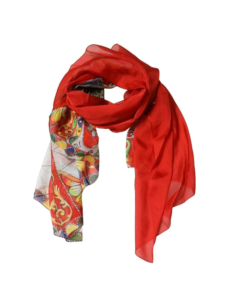 Dolce & Gabbana Scarves & Shawl in red, Silk