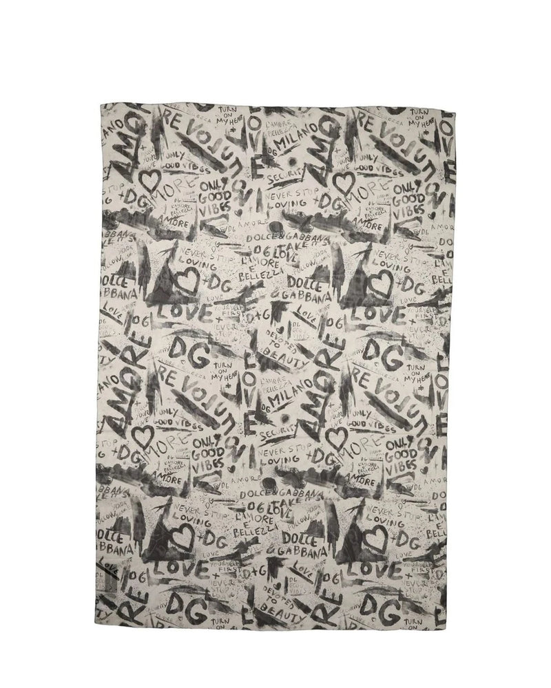 Dolce & Gabbana Scarves & Shawl in white, Silk — view 2