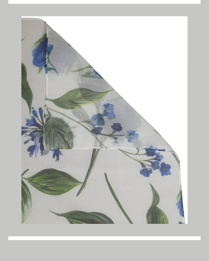 Dolce & Gabbana Scarves & Shawl in blue, Polyester — view 3