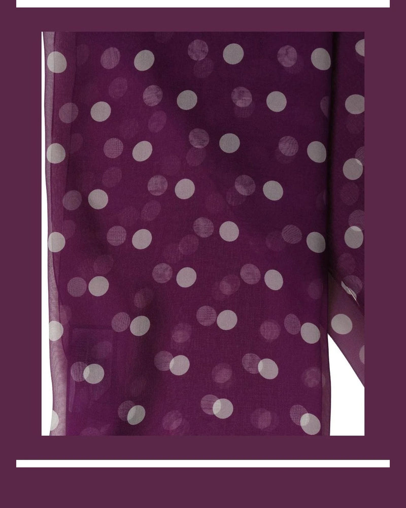 Dolce & Gabbana Scarves & Shawl in purple, Silk — view 3