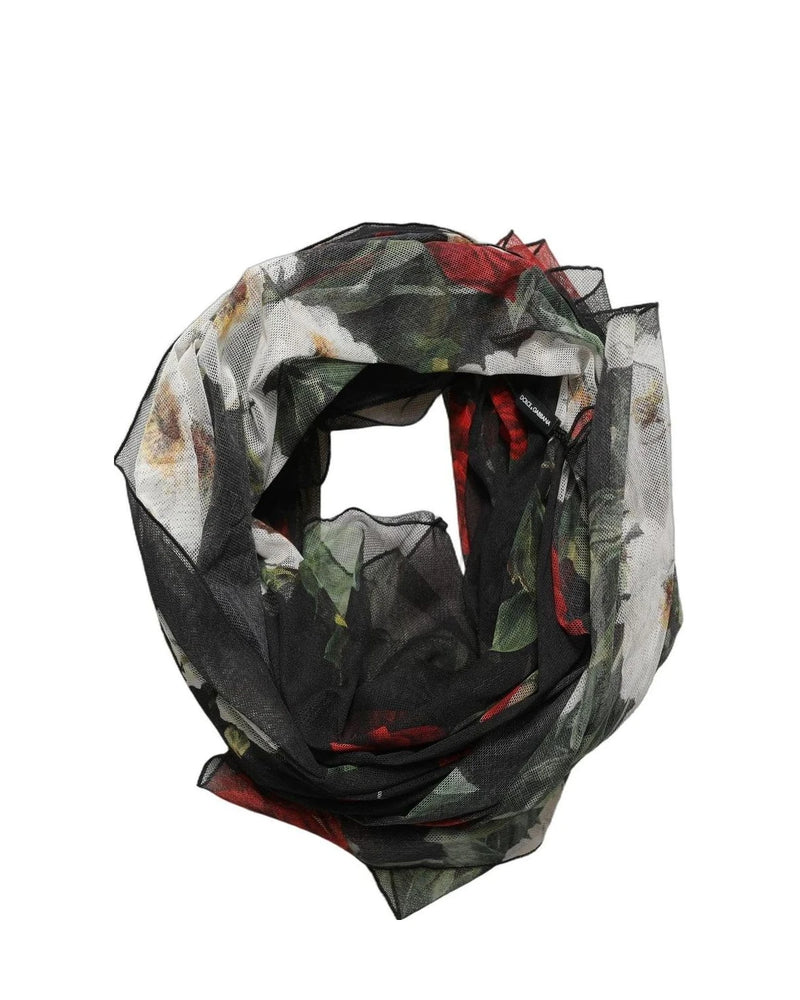 Dolce & Gabbana Scarves & Shawl in black, Cotton