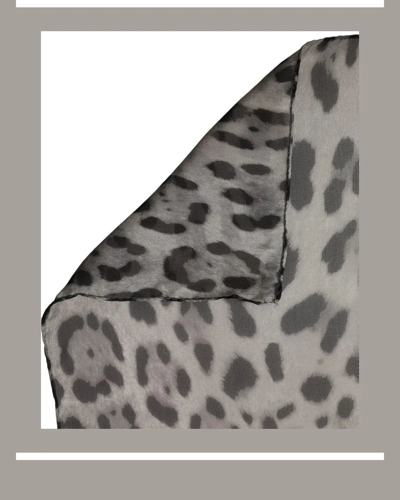 Dolce & Gabbana Scarves & Shawl in gray, Silk — view 2