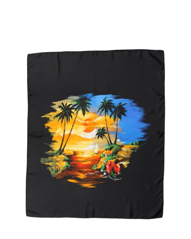 Dolce & Gabbana Scarves & Shawl in black, Silk