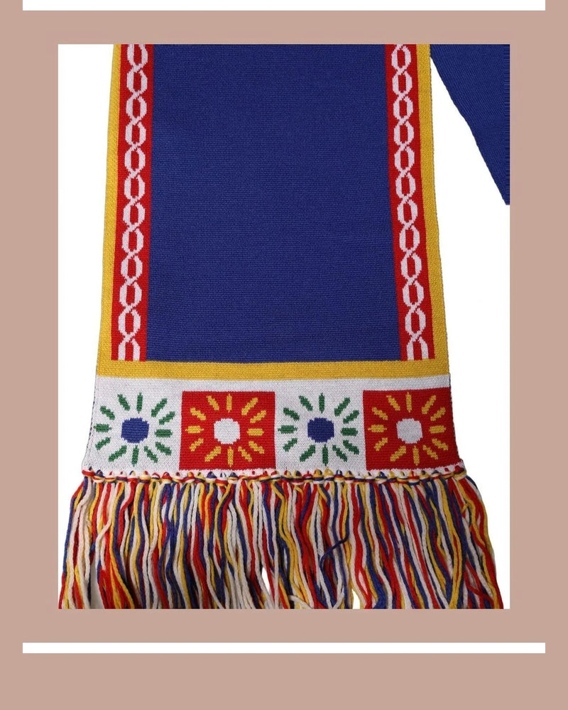 Dolce & Gabbana Scarves & Shawl in blue, Virgin Wool — view 2