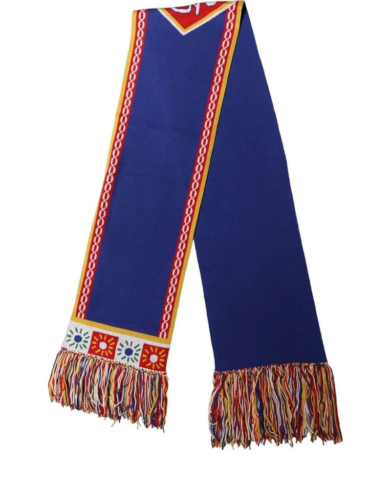 Dolce & Gabbana Scarves & Shawl in blue, Virgin Wool — view 3