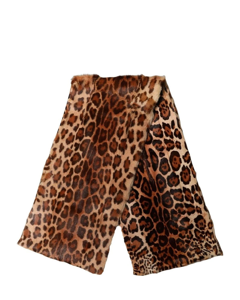 Dolce & Gabbana Scarves & Shawl in brown, Goat Hair — view 2