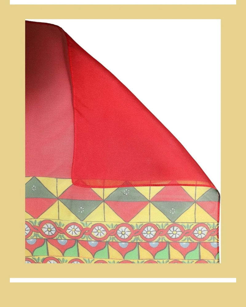 Dolce & Gabbana Scarves & Shawl in red, Silk — view 2