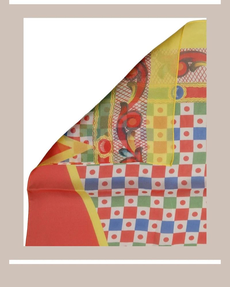 Dolce & Gabbana Scarves & Shawl in multicolor, Silk — view 3