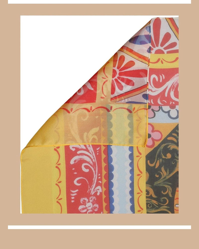 Dolce & Gabbana Scarves & Shawl in multicolor, Silk — view 2