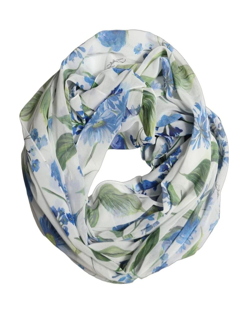 Dolce & Gabbana Scarves & Shawl in blue, Polyester — view 2
