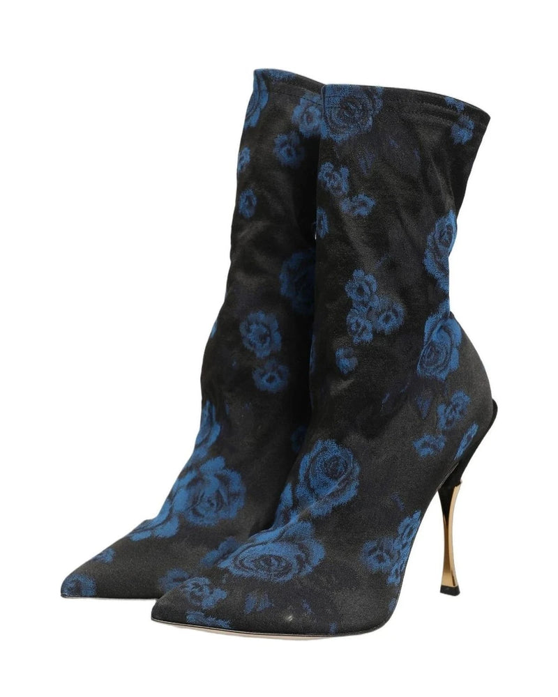 Dolce & Gabbana Boots in black, Elastane — view 4