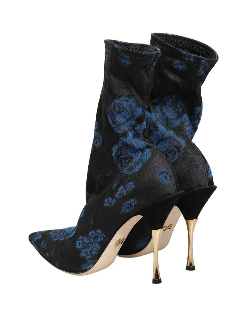 Dolce & Gabbana Boots in black, Elastane — view 5