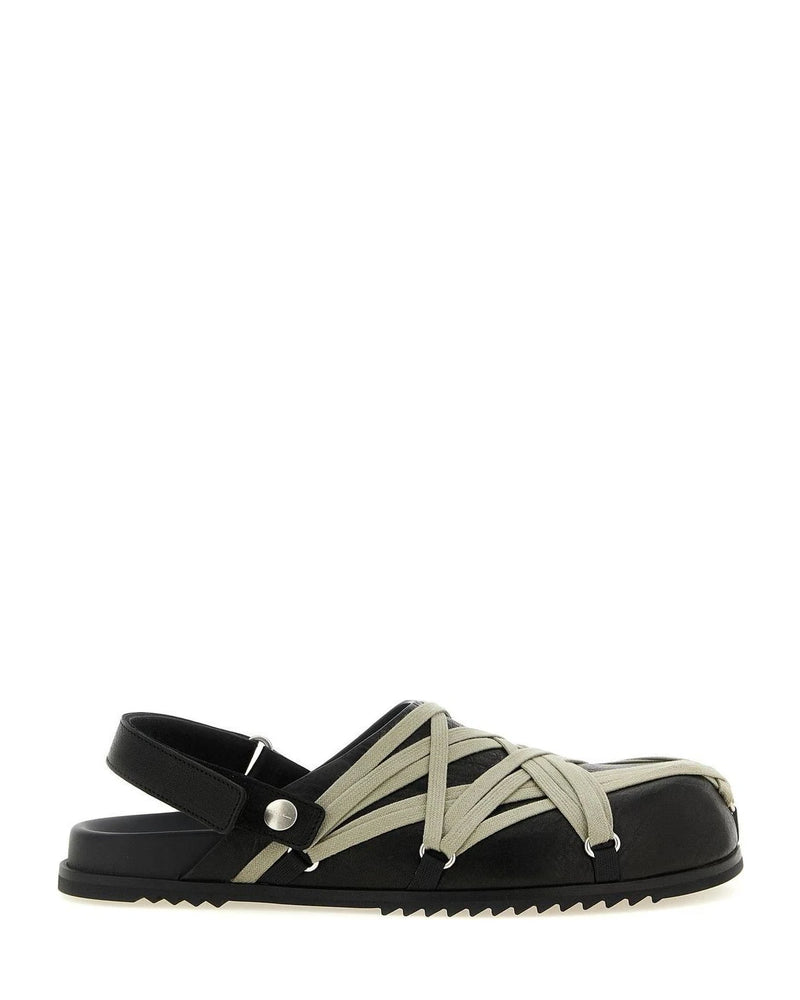 Rick Owens Mules in black, Ram Leather
