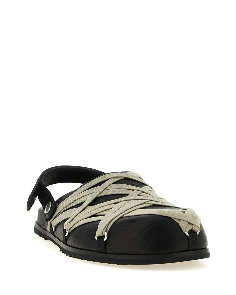 Rick Owens Mules in black, Ram Leather — view 2