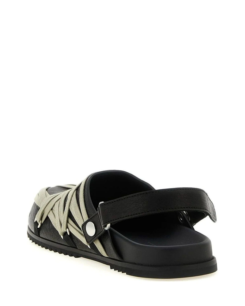 Rick Owens Mules in black, Ram Leather — view 3